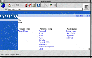 5100 Configuration page