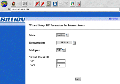 5100 ISP settings