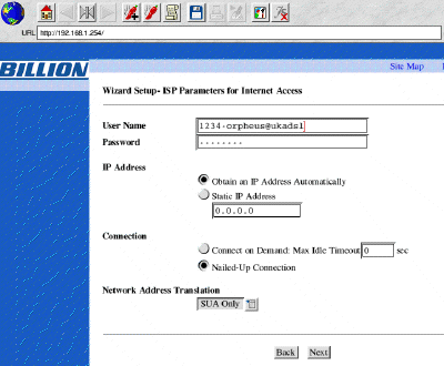 5100 User settings